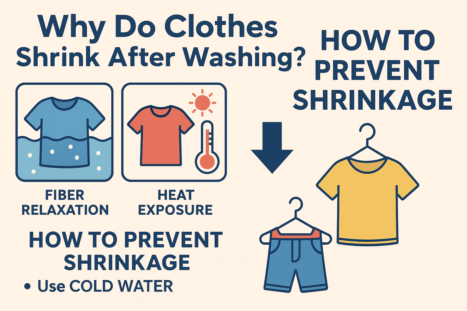 Why Do Clothes Shrink After Washing? Causes & Prevention 