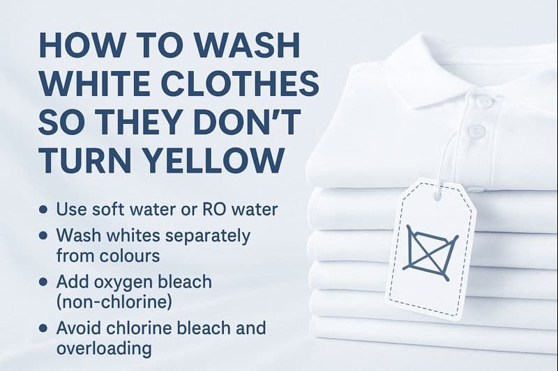 How to Wash White Clothes So They Don’t Turn Yellow 